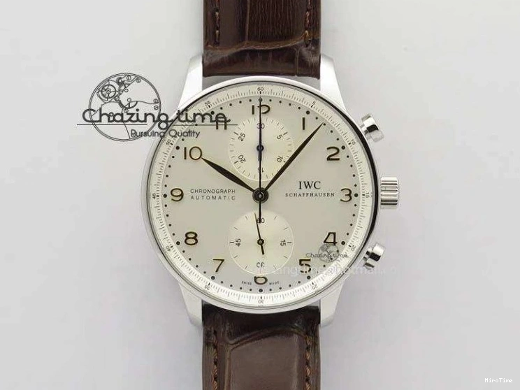 MIROTIME 0412 EasyCare Portuguese Real PR IW500705 ZF 1:1 Best Edition On Blue Leather Strap A52010 V 7310